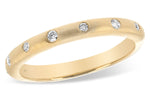 Allison Kaufman Diamond Wedding Band in 14K Yellow Gold, 0.09 ctw (W2142)