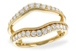 Allison Kaufman Diamond Ring Guard in 14K Yellow Gold, 0.61 ctw