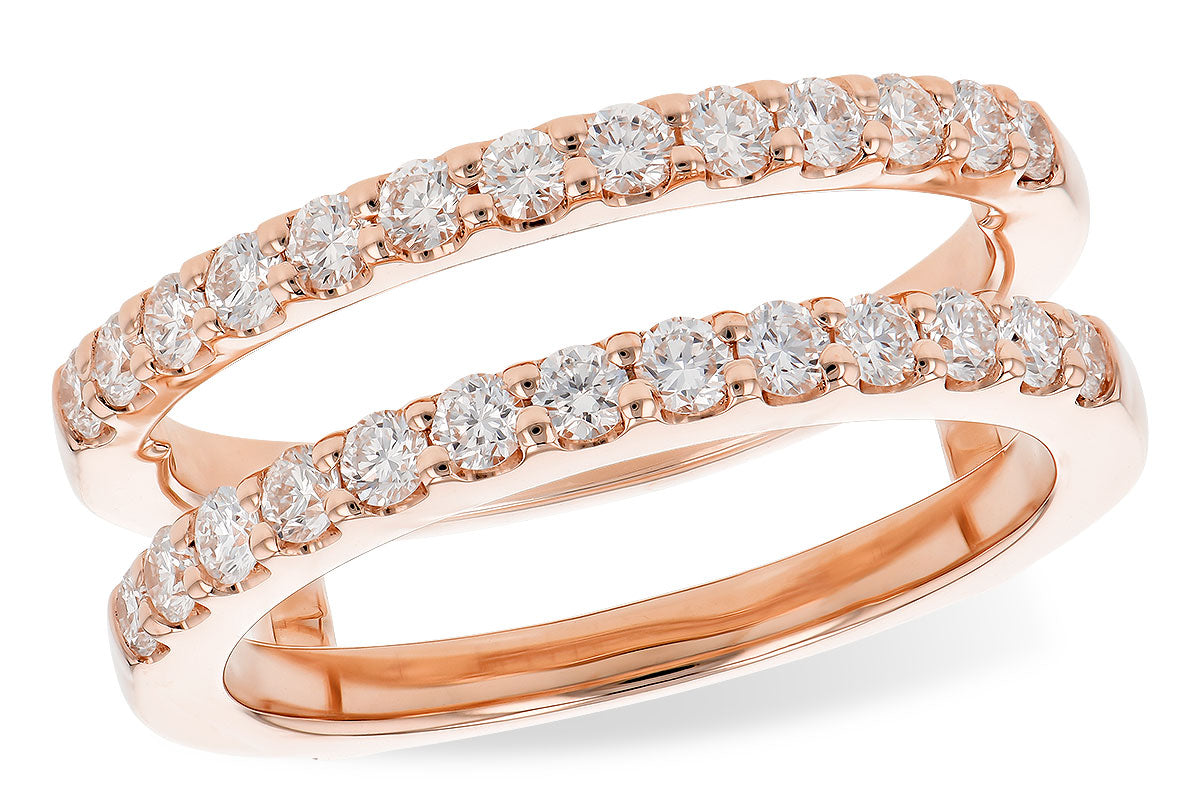Allison Kaufman Diamond Ring Guard in 14K Rose Gold, 0.75 ctw