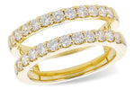 Allison Kaufman Diamond Ring Guard in 14K Yellow Gold, 1.00 ctw
