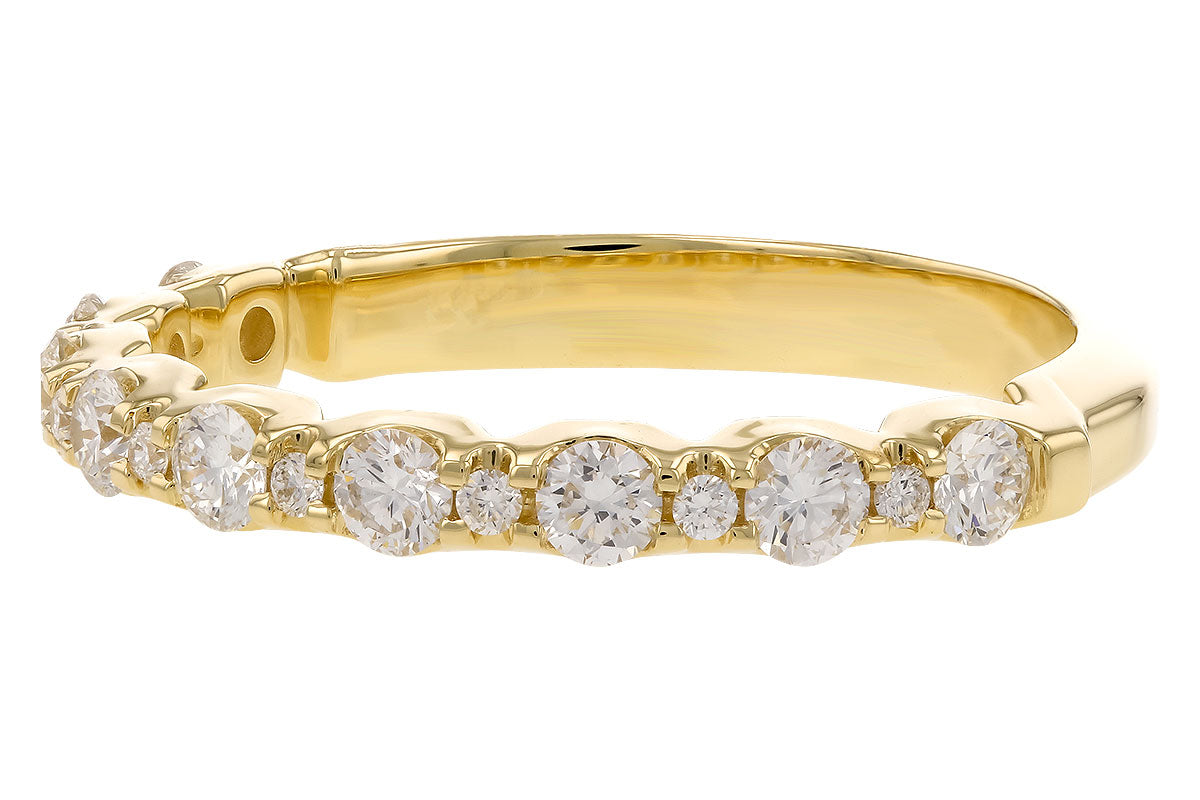 Allison Kaufman Diamond Wedding Band in 14K Yellow Gold, 0.50 ctw (W2573), alternate view