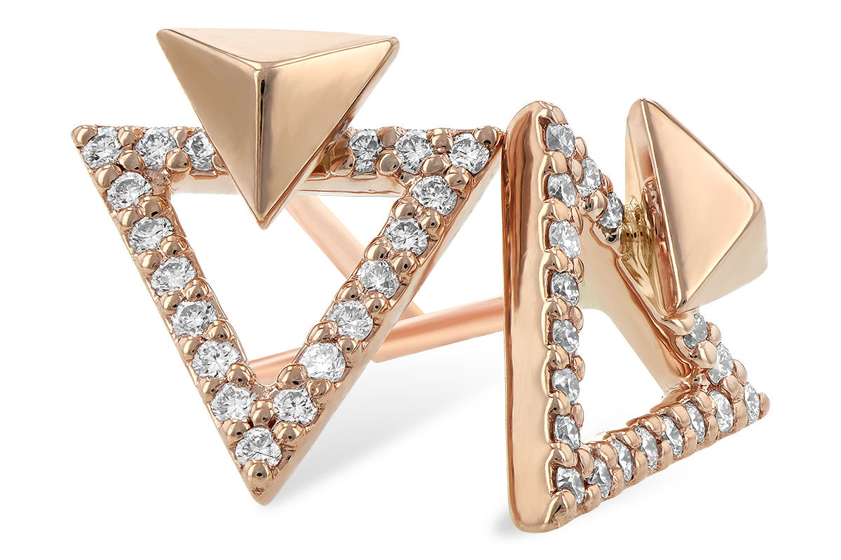 Allison Kaufman Diamond Earrings in 14K Rose Gold, 0.18 ctw