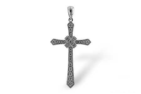 Allison Kaufman Diamond Pendant in 14K White Gold, 0.19 ctw