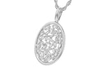 Allison Kaufman Diamond Necklace in 14K White Gold, 0.34 ctw (N8130), alternate view