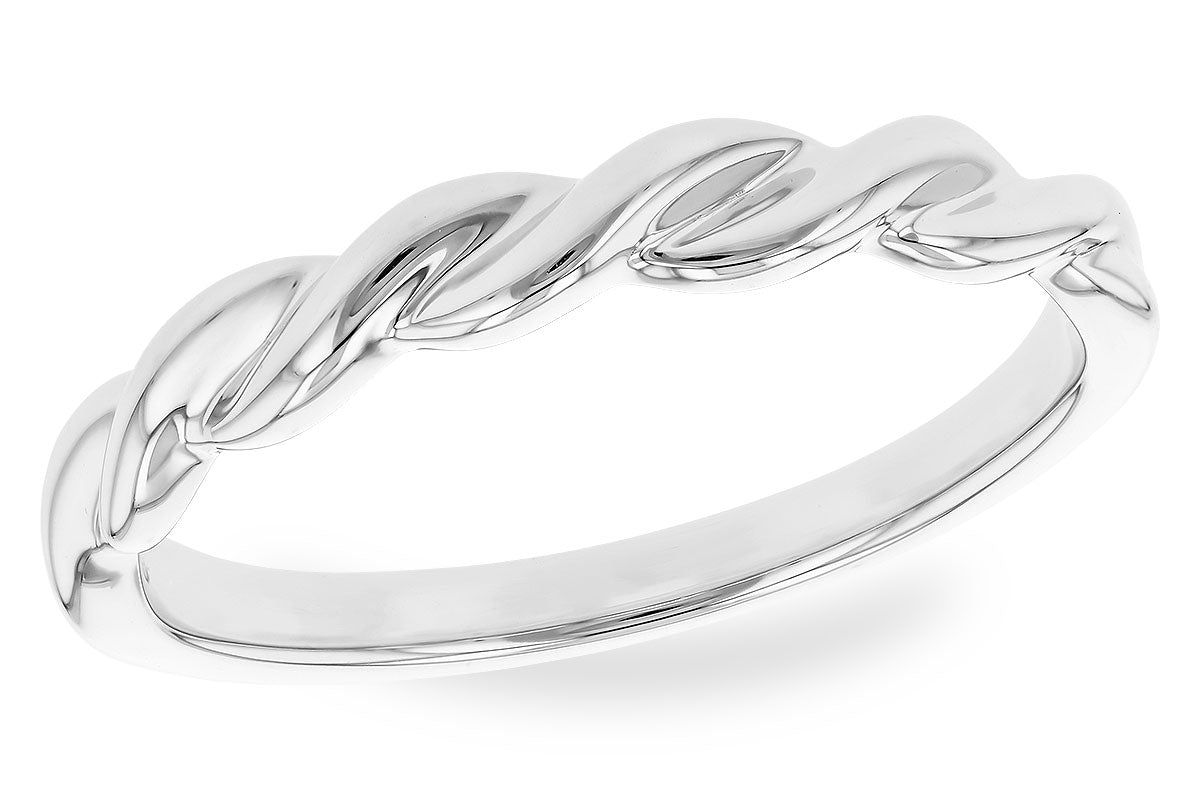 Allison Kaufman Wedding Band in 14K White Gold (W2533)