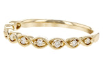 Allison Kaufman Diamond Wedding Band in 14K Yellow Gold, 0.11 ctw (W2419), alternate view