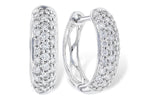 Allison Kaufman Diamond Earrings in 14K White Gold, 0.50 ctw (E2152)