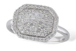 Allison Kaufman Diamond Ring in 14K White Gold, 0.52 ctw (D5592)