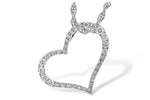 Allison Kaufman Diamond Necklace in 14K White Gold, 0.24 ctw (N7218)