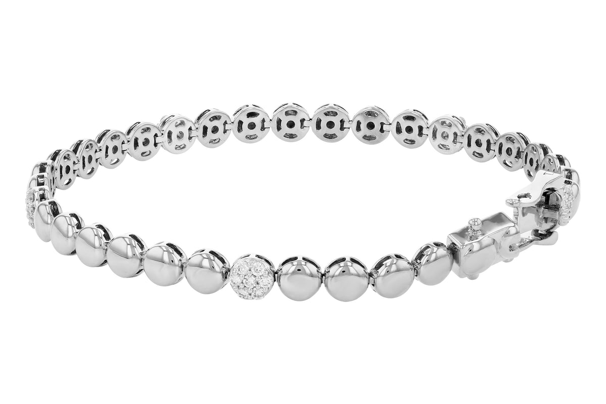 Allison Kaufman Diamond Bracelet in 14K White Gold, 0.50 ctw, alternate view