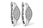 Allison Kaufman Diamond Earrings in 14K White Gold, 0.25 ctw (E2363)