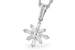 Allison Kaufman Diamond Necklace in 14K White Gold, 0.14 ctw (N8273)