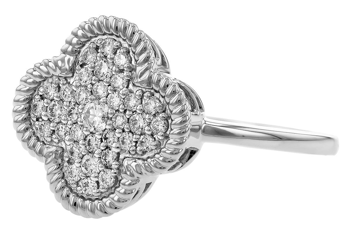 Allison Kaufman Diamond Ring in 14K White Gold, 0.32 ctw, alternate view