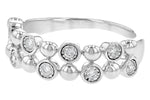 Allison Kaufman Diamond Wedding Band in 14K White Gold, 0.16 ctw, alternate view