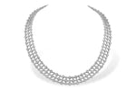 Allison Kaufman Diamond Necklace in 14K White Gold, 4.50 ctw