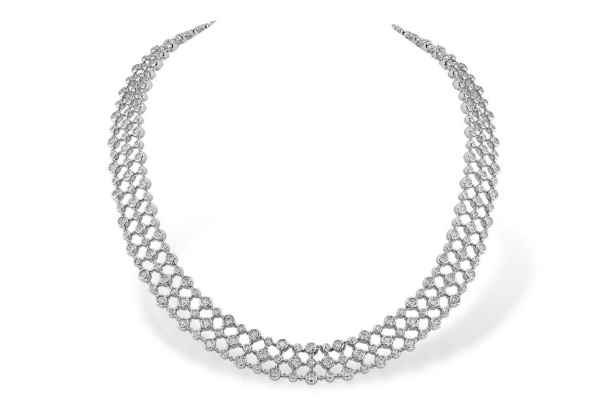 Allison Kaufman Diamond Necklace in 14K White Gold, 4.50 ctw