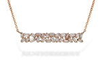 Allison Kaufman Diamond Necklace in 14K Rose Gold, 0.24 ctw (N8116)