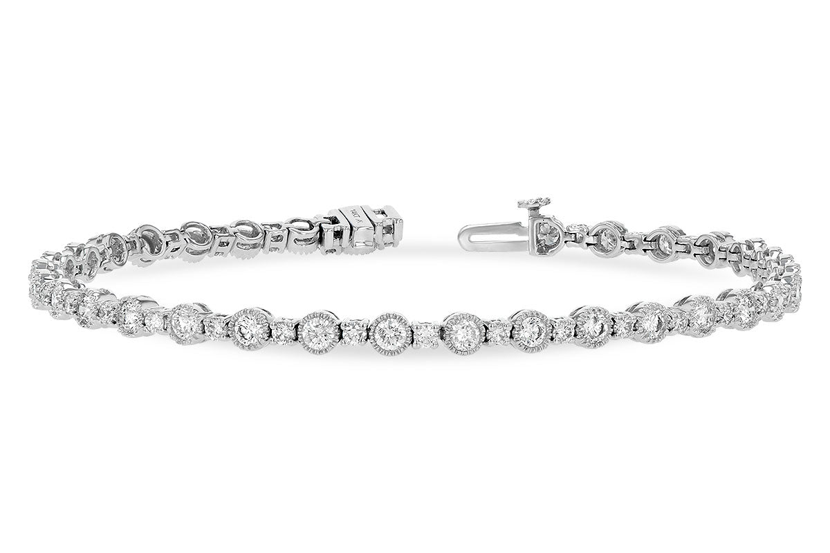 Allison Kaufman Diamond Bracelet in 14K White Gold, 3.00 ctw (BR70-3)