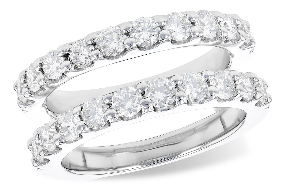 Allison Kaufman Diamond Ring Guard in 14K White Gold, 1.50 ctw