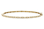 Allison Kaufman Diamond Bangle Bracelet in 14K Yellow Gold, 0.38 ctw