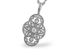 Allison Kaufman Diamond Necklace in 14K White Gold, 0.33 ctw (N8477)