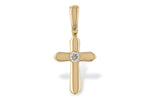 Allison Kaufman Diamond Pendant in 14K Yellow Gold, 0.05 ctw (P6539)