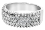 Allison Kaufman Diamond Wedding Band in 14K White Gold, 1.00 ctw, alternate view