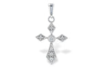 Allison Kaufman Diamond Pendant in 14K White Gold, 0.06 ctw (P6407)