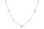 Allison Kaufman Diamond Necklace in 14K White Gold, 0.20 ctw (N8606)