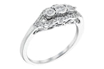Allison Kaufman Diamond Wedding Band in 14K White Gold, 0.25 ctw (D5810), alternate view