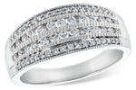 Allison Kaufman Diamond Wedding Band in 14K White Gold, 0.50 ctw (W1939)