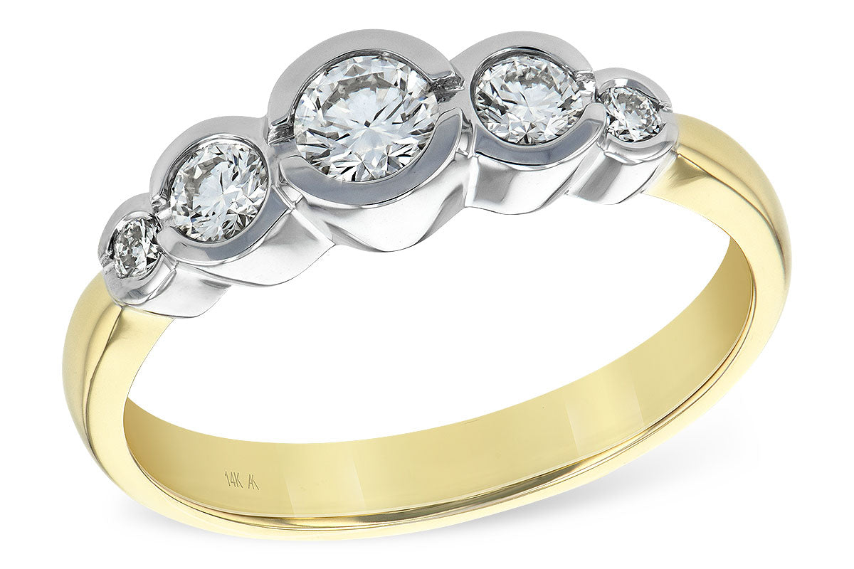 Allison Kaufman Diamond Wedding Band in 14K Yellow Gold, 0.50 ctw (WR106-50)