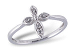 Allison Kaufman Diamond Ring in 14K White Gold, 0.03 ctw (D5142)