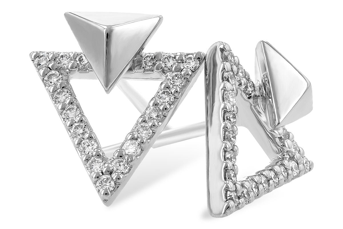 Allison Kaufman Diamond Earrings in 14K White Gold, 0.18 ctw