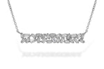 Allison Kaufman Diamond Necklace in 14K White Gold, 0.24 ctw (N8116)