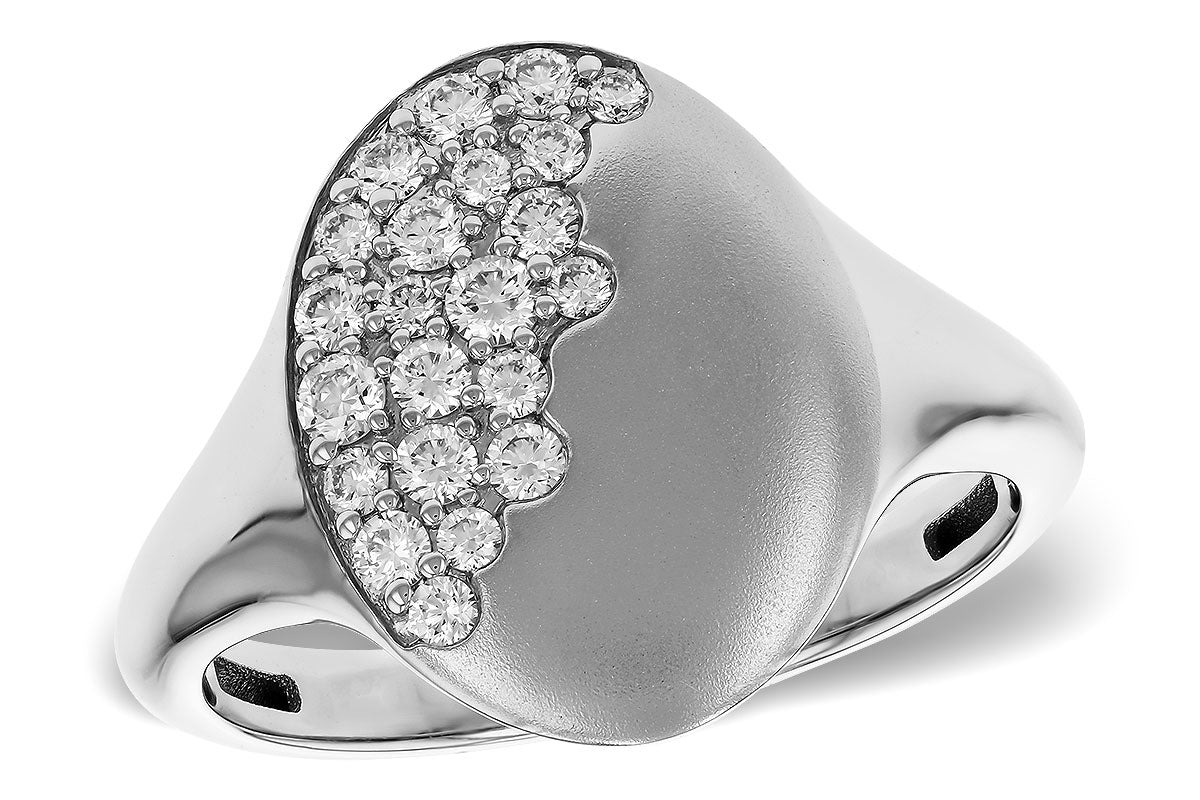 Allison Kaufman Diamond Ring in 14K White Gold, 0.33 ctw (D6047)