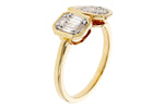 Allison Kaufman Baguette Diamond Ring in 14K Yellow Gold, 0.25 ctw (D6077), alternate view