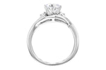Allison Kaufman Diamond Engagement Ring Semi-Mount in 14K White Gold, 0.24 ctw (L7577), alternate view
