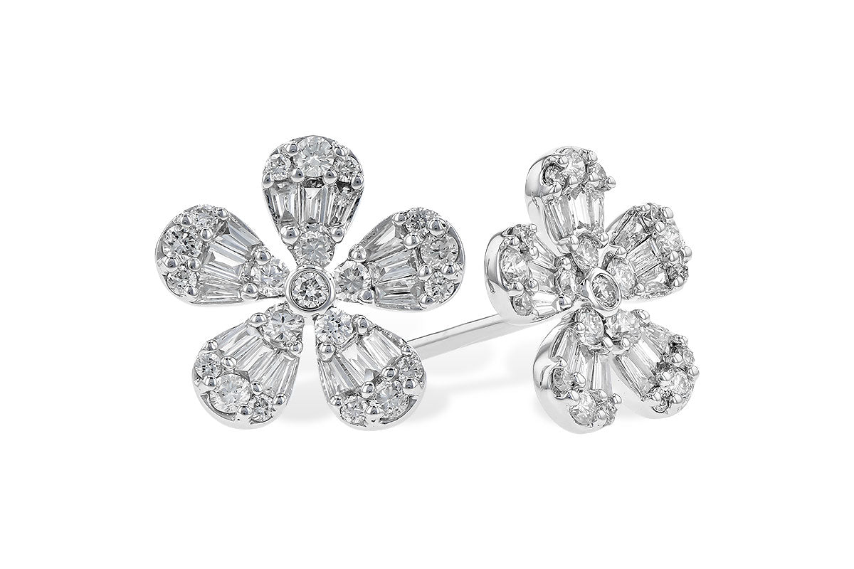 Allison Kaufman Diamond Earrings in 14K White Gold, 0.50 ctw (E2080)