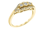 Allison Kaufman Diamond Wedding Band in 14K Yellow Gold, 0.25 ctw (D5810), alternate view