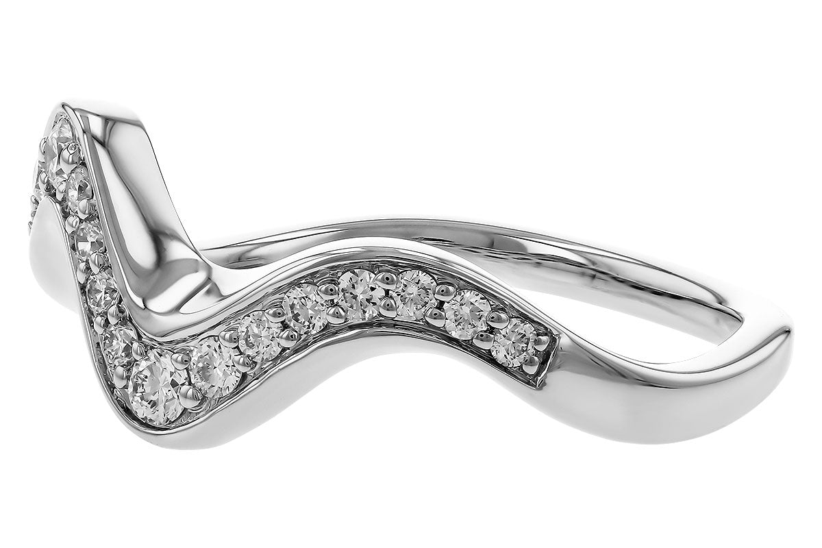Allison Kaufman Diamond Ring in 14K White Gold, 0.25 ctw (D6048), alternate view