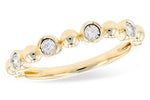 Allison Kaufman Diamond Wedding Band in 14K Yellow Gold, 0.08 ctw (W2402)