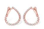 Allison Kaufman Diamond Earrings in 14K Rose Gold, 0.50 ctw (E2079)