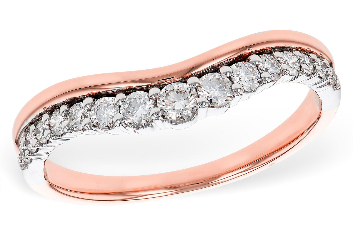 Allison Kaufman Diamond Band Enhancer in 14K Rose & White Gold, 0.30 ctw (W2687)