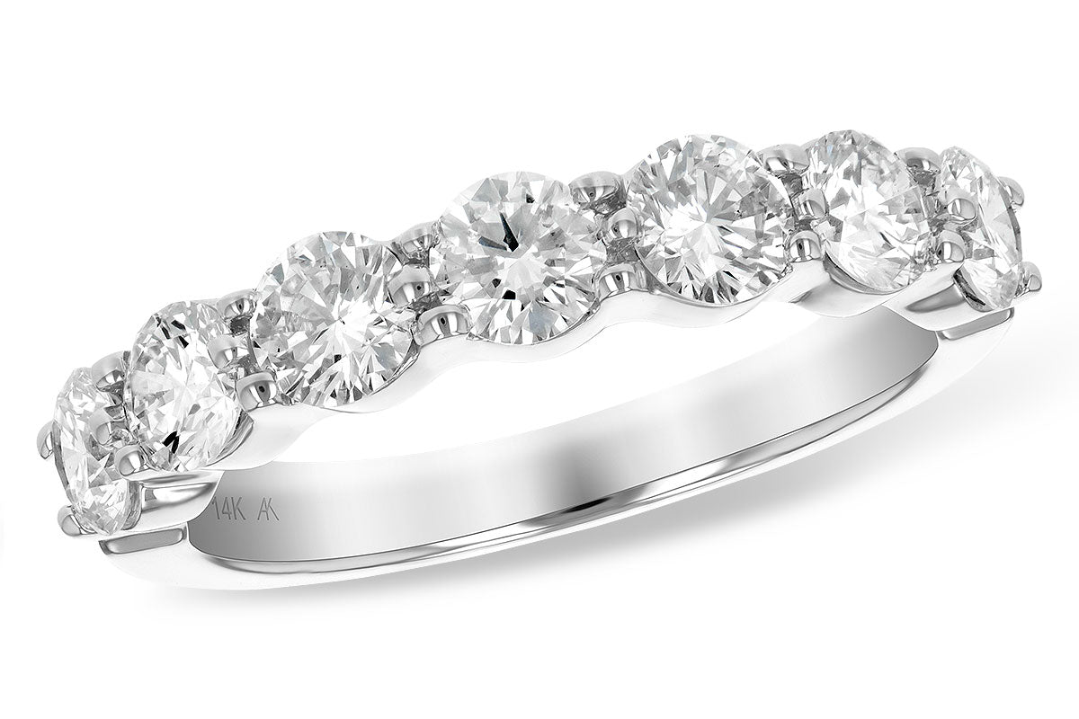 Allison Kaufman Diamond Wedding Band in 14K White Gold, 1.50 ctw (WR114-150)
