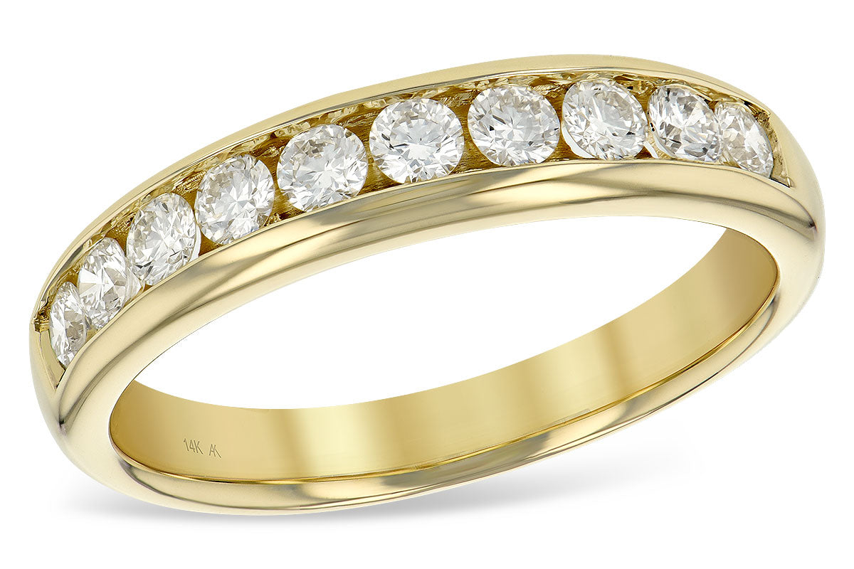 Allison Kaufman Diamond Wedding Band in 14K Yellow Gold, 0.50 ctw (WR111-50)