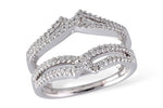 Allison Kaufman Diamond Ring Guard in 14K White Gold, 0.38 ctw (W1892)