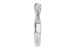 Allison Kaufman Diamond Wedding Band in 14K White Gold, 0.12 ctw (W2711), alternate view