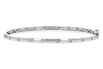 Allison Kaufman Diamond Bangle Bracelet in 14K White Gold, 0.40 ctw