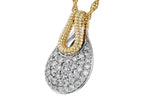 Allison Kaufman Diamond Necklace in 14K Yellow & White Gold, 0.50 ctw (N8745), alternate view